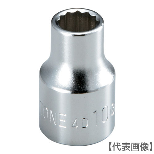 ＴＯＮＥ　ソケット（１２角）　対辺寸法２１ｍｍ　全長３９ｍｍ（4D-21）122-3429【ＴＯＮＥ（株）】