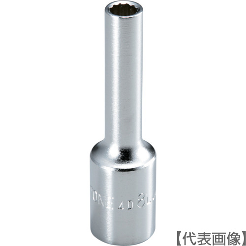 ＴＯＮＥ　ディープソケット（１２角）　対辺寸法３６ｍｍ　全長８３ｍｍ（4D-36L）122-4484【ＴＯＮＥ（株）】