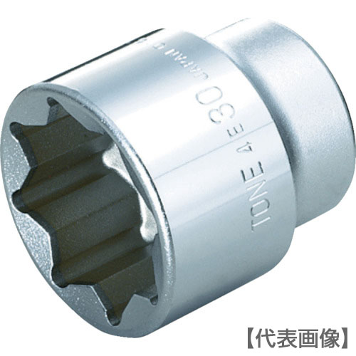ＴＯＮＥ　ソケット（８角）　２２ｍｍ（4.00E-22）369-6499【ＴＯＮＥ（株）】