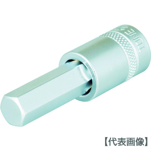 ＴＯＮＥ　ヘキサゴンソケット　対辺寸法１０ｍｍ　全長６５ｍｍ（4H-10）119-7711【ＴＯＮＥ（株）】