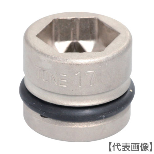 ＴＯＮＥ　インパクト用ショートソケット１０ｍｍ（4NV-10SS）124-9952【ＴＯＮＥ（株）】