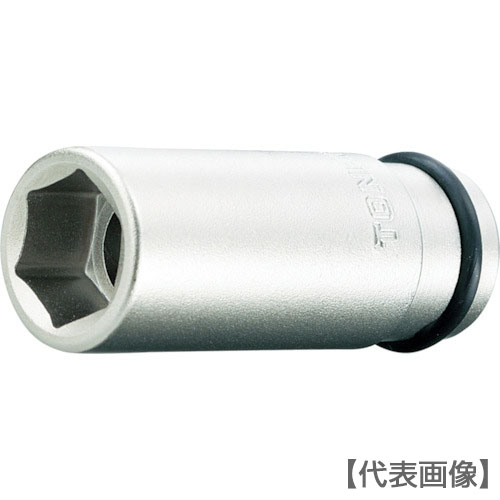 ＴＯＮＥ　インパクト用ロングソケット　対辺寸法３２ｍｍ　全長８５ｍｍ（4NV-32L）356-6901【ＴＯＮＥ（株）】