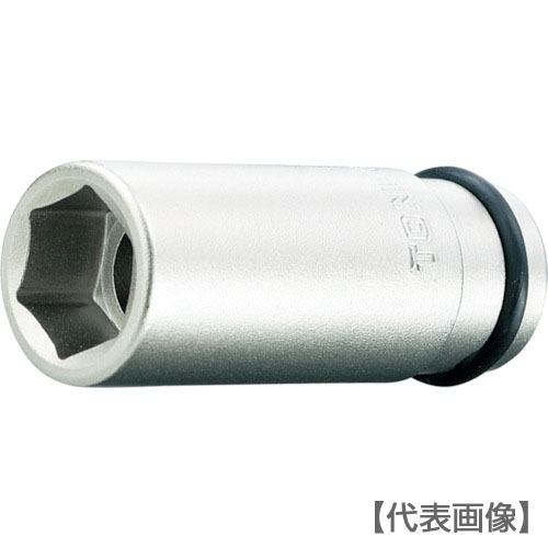 ＴＯＮＥ　インパクト用ロングソケット　対辺寸法３４ｍｍ　全長８５ｍｍ（4NV-34L）447-1725【ＴＯＮＥ（株）】