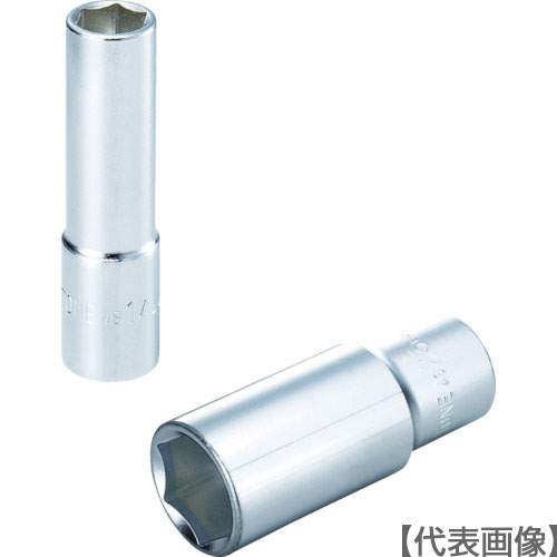 ＴＯＮＥ　ディープソケット（６角）　対辺寸法１０ｍｍ　全長８３ｍｍ（4S-10L）369-6740【ＴＯＮＥ（株）】