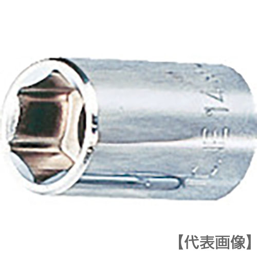 ＴＯＮＥ　ソケット（６角）　対辺寸法１４ｍｍ　全長３５ｍｍ（4S-14）122-2929【ＴＯＮＥ（株）】