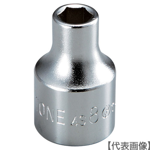 ＴＯＮＥ　ソケット（６角）　対辺寸法１５ｍｍ　全長３５ｍｍ（4S-15）122-2988【ＴＯＮＥ（株）】
