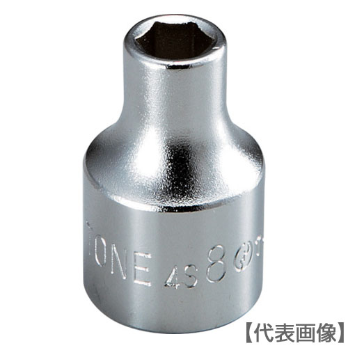 ＴＯＮＥ　ソケット（６角）　２５ｍｍ（4S-25）369-6898【ＴＯＮＥ（株）】