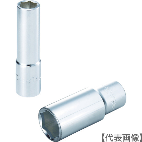 ＴＯＮＥ　ディープソケット（６角）　２６ｍｍ（4S-26L）369-6910【ＴＯＮＥ（株）】