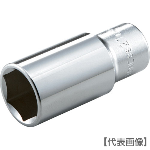 ＴＯＮＥ　ディープソケット（６角）　３５ｍｍ（4S-35L）447-1784【ＴＯＮＥ（株）】