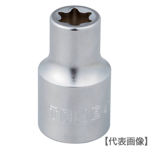 ＴＯＮＥ　Ｅ型トルクスソケット　呼びＮＯ．Ｅ１１　差込角１２．７ｍｍ（4TX-E11）124-9972【ＴＯＮＥ（株）】