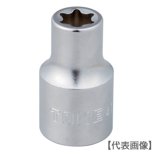 ＴＯＮＥ　Ｅ型トルクスソケット　呼びＮＯ．Ｅ１４　差込角１２．７ｍｍ（4TX-E14）124-9964【ＴＯＮＥ（株）】