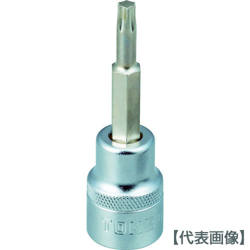 ＴＯＮＥ　ヘックスローブソケット　トルクスソケット（強力タイプ）　Ｔ３０　先端寸法５．４９ｍｍ（4TX-T30）810-9537【ＴＯＮＥ（株）】