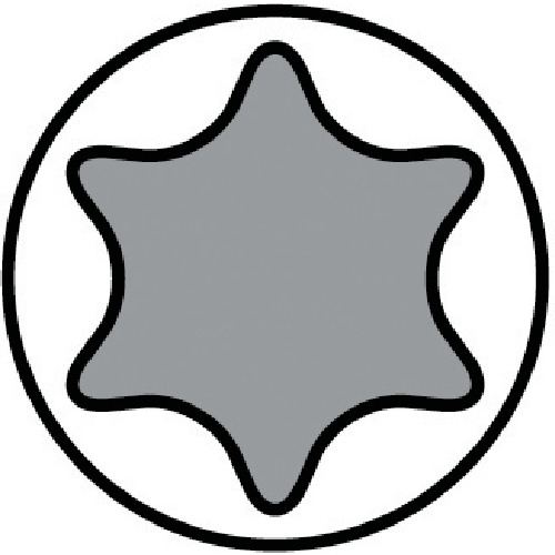 ＴＯＮＥ　ヘックスローブソケット　トルクスソケット（強力タイプ） Ｔ４０ 先端寸法6.60mm（4TX-T40）810-9541【ＴＯＮＥ（株）】