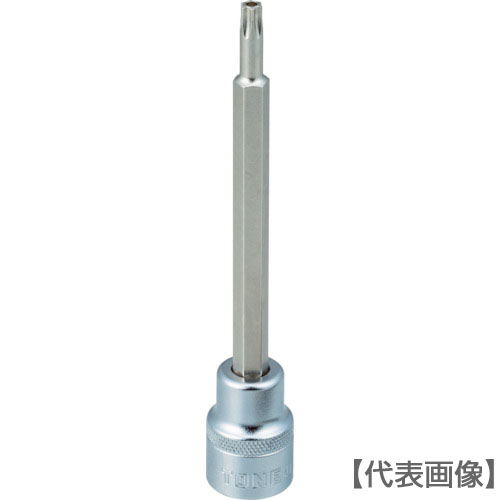 ＴＯＮＥ　ヘックスローブソケット　ロングトルクスソケット（いじり防止タイプ）　Ｔ４０　先端寸法６．６０ｍｍ（4TX-T40HL）810-9543【ＴＯＮＥ（株）】
