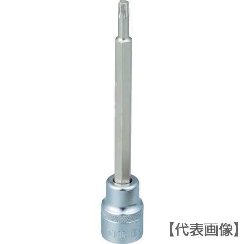 ＴＯＮＥ　ヘックスローブソケット　ロングトルクスソケット（強力タイプ）　Ｔ４０　先端寸法６．６０ｍｍ（4TX-T40L）810-9544【ＴＯＮＥ（株）】