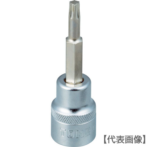 ＴＯＮＥ　ヘックスローブソケット　トルクスソケット（強力タイプ）　Ｔ５５　先端寸法１１．１７ｍｍ（4TX-T55）810-9553【ＴＯＮＥ（株）】