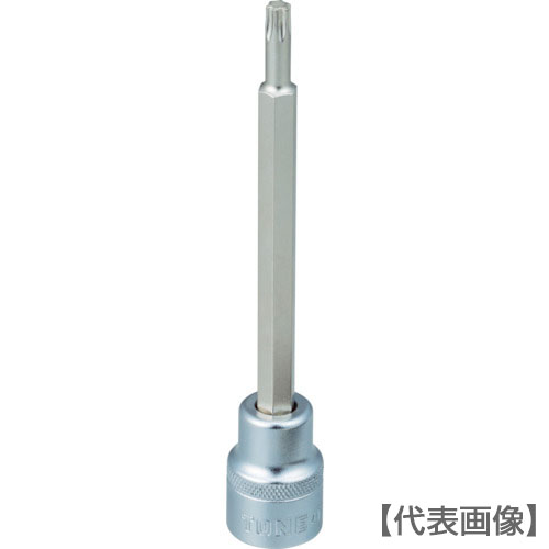 ＴＯＮＥ　ロングトルクスソケット（強力タイプ）　Ｔ６０（4TX-T60L）810-9560【ＴＯＮＥ（株）】