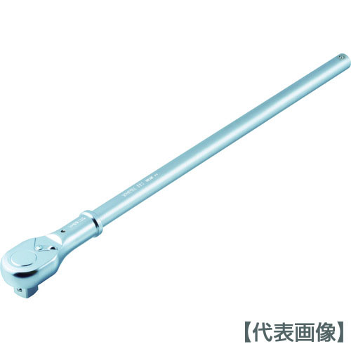 ＴＯＮＥ　ラチェットハンドル　歯数２４枚　差込角２５．４ｍｍ　全長７５５ｍｍ（571）122-0446【ＴＯＮＥ（株）】