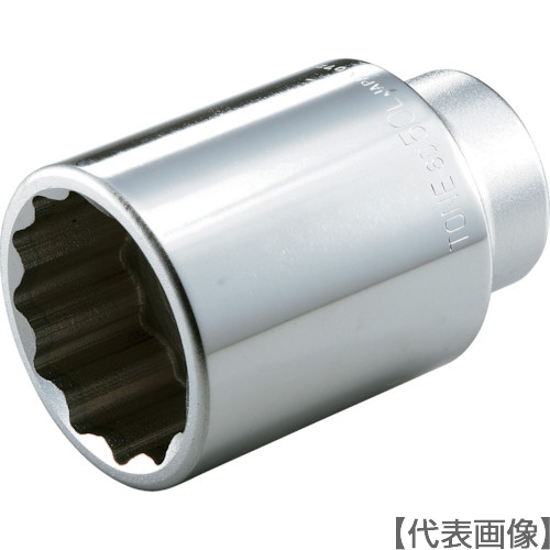 ＴＯＮＥ　ディープソケット（１２角）（6D-26L）780-9204【ＴＯＮＥ（株）】