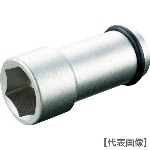 ＴＯＮＥ　インパクト用ロングソケット　対辺寸法３８ｍｍ　全長１００ｍｍ（6NV-38L）395-6270【ＴＯＮＥ（株）】