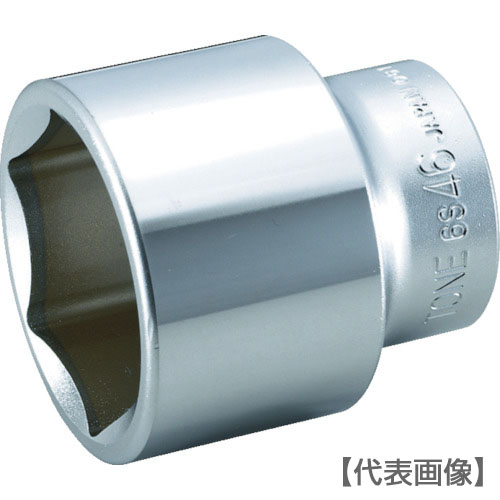 ＴＯＮＥ　ソケット（６角）　対辺寸法２３ｍｍ　差込角１９．０ｍｍ（6S-23）396-4094【ＴＯＮＥ（株）】
