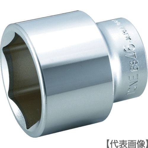 ＴＯＮＥ　ソケット（６角）　対辺寸法２４ｍｍ　差込角１９．０ｍｍ（6S-24）396-4108【ＴＯＮＥ（株）】