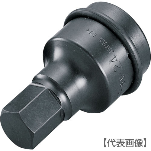 ＴＯＮＥ　インパクト用ヘキサゴンソケット　対辺寸法１７ｍｍ　差込角２５．４ｍｍ（8AH-17）119-7983【ＴＯＮＥ（株）】