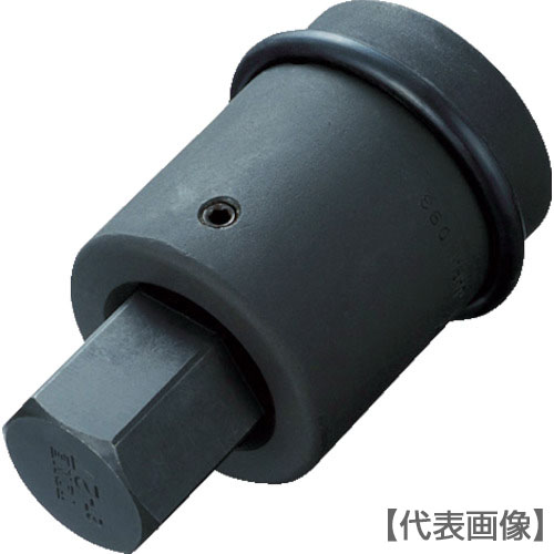 ＴＯＮＥ　インパクト用ヘキサゴンソケット（差替式）　差込角２５．４ｍｍ　対辺寸法２２ｍｍ（8AH-22H）387-6128【ＴＯＮＥ（株）】