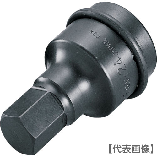 ＴＯＮＥ　インパクト用ヘキサゴンソケット　対辺寸法２４ｍｍ　差込角２５．４ｍｍ（8AH-24）119-8017【ＴＯＮＥ（株）】