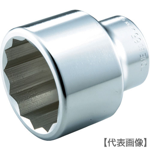ＴＯＮＥ　ソケット（１２角）　対辺寸法３０ｍｍ　差込角２５．４ｍｍ（8D-30）395-6342【ＴＯＮＥ（株）】