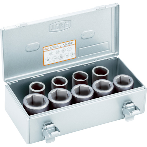 ＴＯＮＥ　ホイルナットコンビソケット　差込角２５．４ｍｍ（A804T）810-9708【ＴＯＮＥ（株）】