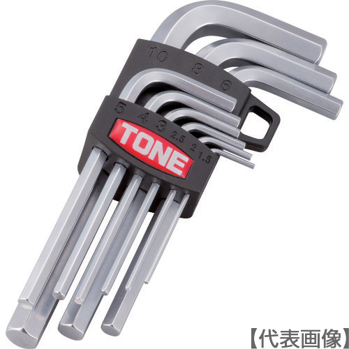 ＴＯＮＥ　マスターツール六角棒Ｌ形レンチセット（AS900）369-7622【ＴＯＮＥ（株）】