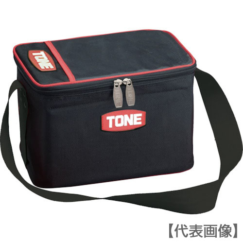 ＴＯＮＥ　ツールバッグ　ボルトバッグ　ブラック　幅３００×奥行２００×高さ２１０ｍｍ（BGBB1）810-9770【ＴＯＮＥ（株）】