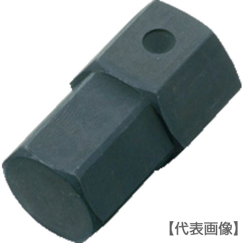 ＴＯＮＥ　インパクト用ヘキサゴンビット　差込角１９．０ｍｍ　対辺寸法１９ｍｍ（BIT21-19）387-6438【ＴＯＮＥ（株）】