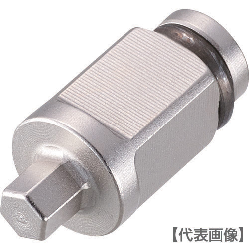 ＴＯＮＥ　ドライバービットソケット　ヘキサゴンビット　差込角９．５ｍｍ　全長２１．５ｍｍ（BIT3-H03）161-1597【ＴＯＮＥ（株）】
