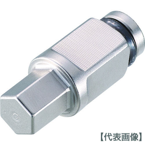 ＴＯＮＥ　ドライバービットソケット　ヘキサゴンビット　差込角９．５ｍｍ　全長２７．５ｍｍ（BIT3-H08）161-1602【ＴＯＮＥ（株）】