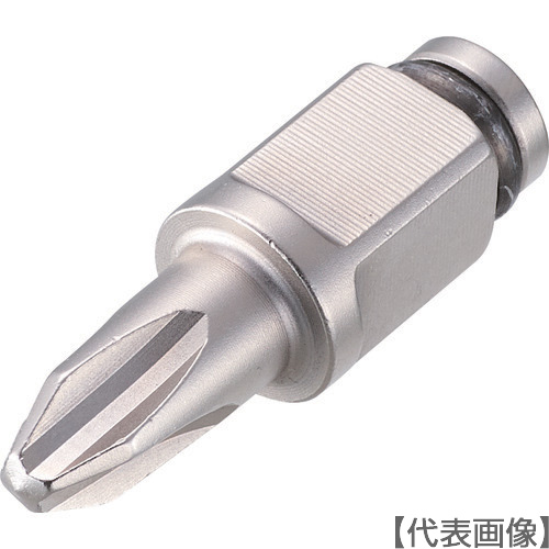 ＴＯＮＥ　ドライバービットソケット　差込角９．５ｍｍ　全長３５．５ｍｍ（BIT3-P3）161-1668【ＴＯＮＥ（株）】