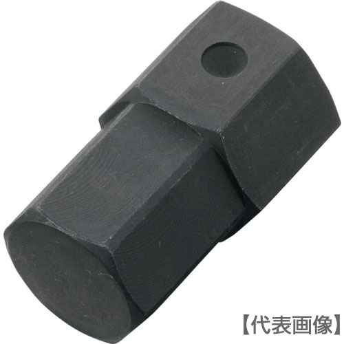 ＴＯＮＥ　インパクト用ヘキサゴンビット　差込角１９．０ｍｍ　対辺寸法４６ｍｍ（BIT46-46）387-6501【ＴＯＮＥ（株）】