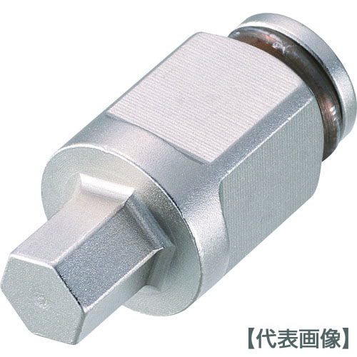 ＴＯＮＥ　ドライバービットソケット　ヘキサゴンビット　差込角１２．７ｍｍ　全長３０．５ｍｍ（BIT4-H08）161-1659【ＴＯＮＥ（株）】