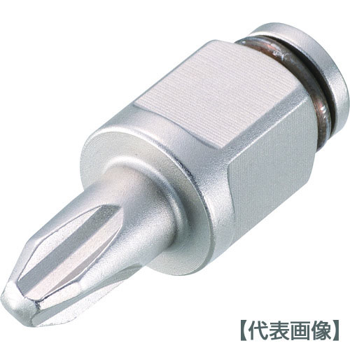 ＴＯＮＥ　ドライバービットソケット　差込角１２．７ｍｍ　全長３９．５ｍｍ（BIT4-P4）161-1714【ＴＯＮＥ（株）】