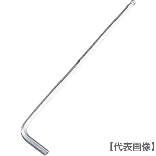 ＴＯＮＥ　ボールポイント六角棒レンチ　マスターツールロングボールポイントＬ形レンチ　対辺寸法３ｍｍ（BL-03）288-1527【ＴＯＮＥ（株）】
