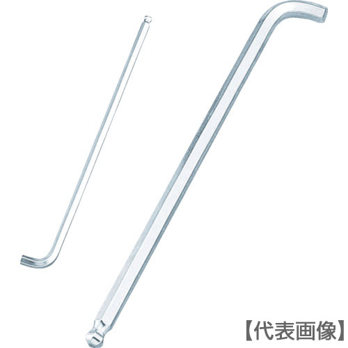 ＴＯＮＥ　ボールポイント六角棒レンチ　マスターツール首下ショートロングボールポイントＬ形レンチ　対辺寸法４ｍｍ（BL-04S）323-4860【ＴＯＮＥ（株）】