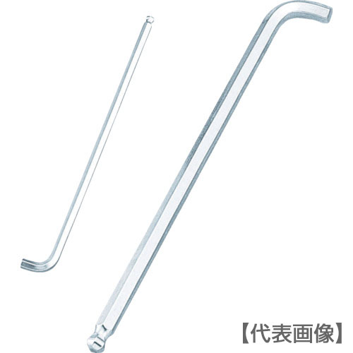 ＴＯＮＥ　ボールポイント六角棒レンチ　マスターツール首下ショートロングボールポイントＬ形レンチ　対辺寸法８ｍｍ（BL-08S）323-4894【ＴＯＮＥ（株）】