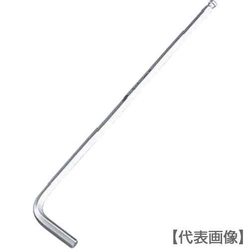 ＴＯＮＥ　ボールポイント六角棒レンチ　マスターツールロングボールポイントＬ形レンチ　対辺寸法１０ｍｍ（BL-10）288-1578【ＴＯＮＥ（株）】