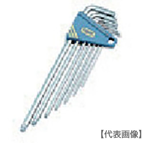 ＴＯＮＥ　ボールポイント六角棒レンチセット　マスターツールロングボールポイントＬ形レンチセット　７点セット（BL700）288-1624【ＴＯＮＥ（株）】