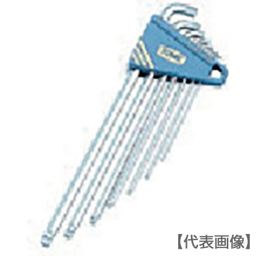 ＴＯＮＥ ボールポイント六角棒レンチセット マスターツール首下ショートロングボールポイントL形レンチセット 7点セット(BL700S)288-1594【ＴＯＮＥ（株）】