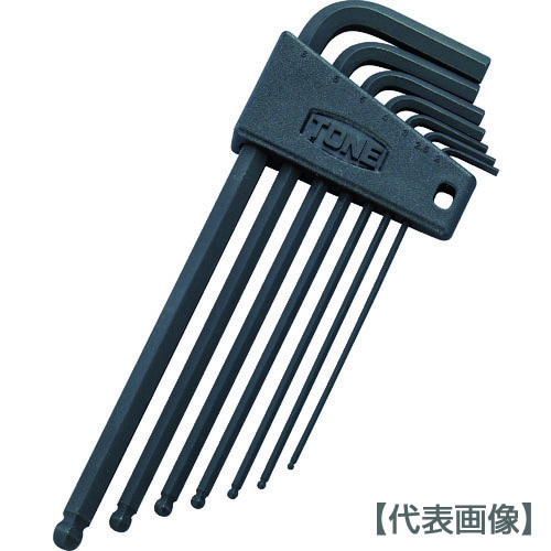 ＴＯＮＥ　ロングボールポイントＬ形レンチセット　７ｐｃｓ（BPL700）369-7967【ＴＯＮＥ（株）】