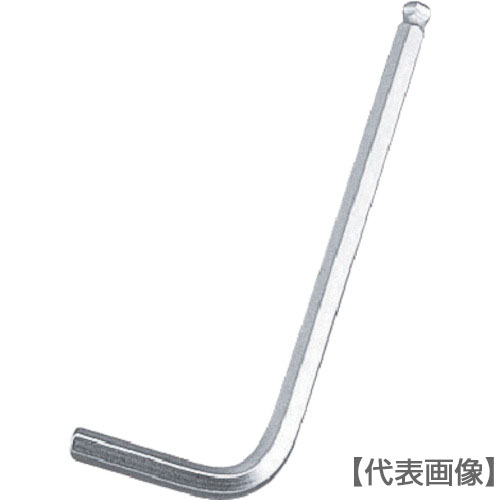 ＴＯＮＥ　ボールポイント六角棒レンチ　マスターツールボールポイントＬ形レンチ　対辺寸法３ｍｍ（BS-03）323-1151【ＴＯＮＥ（株）】