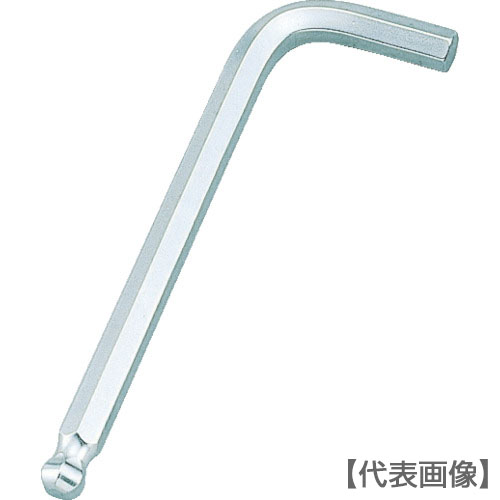 ＴＯＮＥ　ボールポイント六角棒レンチ　マスターツールボールポイントＬ形レンチ　対辺寸法８ｍｍ（BS-08）323-1232【ＴＯＮＥ（株）】