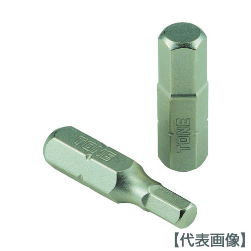 ＴＯＮＥ　オフセット式ラチェットドライバー用ビット　ヘキサゴンビット　二面幅寸法２ｍｍ（BTH2S）405-7465【ＴＯＮＥ（株）】